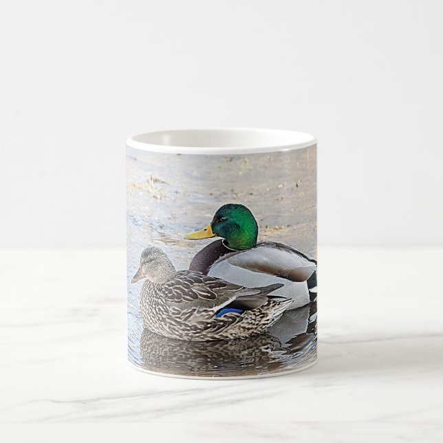 Caneca De Café Retrato de um homem e de uma fêmea (Centro)