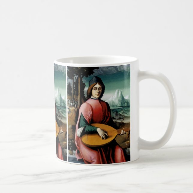 Caneca De Café Retrato de um Jovem com Luta (Direita)