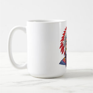 Caneca De Café Retrato de um velho chefe nativo americano