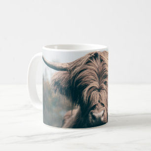 Caneca De Café retrato de vaca das Terras Altas