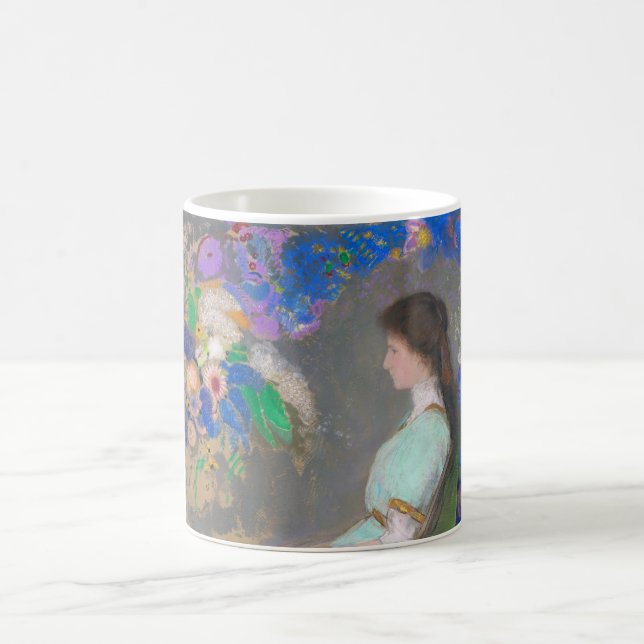 Caneca De Café Retrato de Violette Heymann, Redon (Centro)