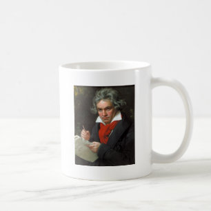 Caneca De Café Retrato do compositor, Ludwig von Beethoven