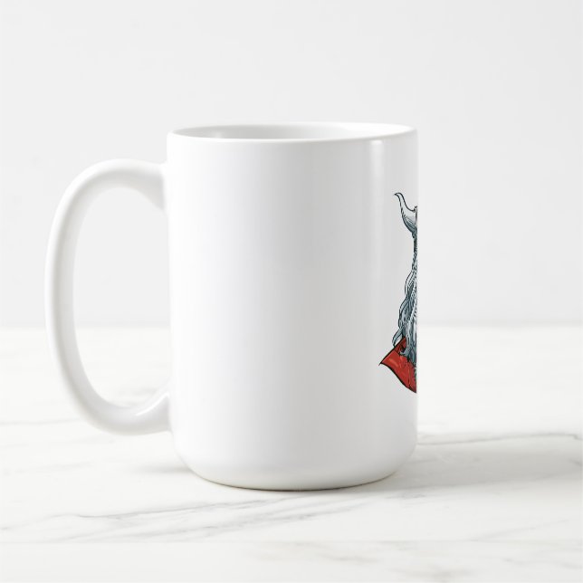 Caneca De Café Retrato do Deus Odin (Esquerda)