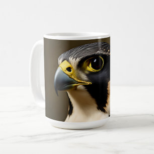 Caneca De Café Retrato do Falcão Peregrino