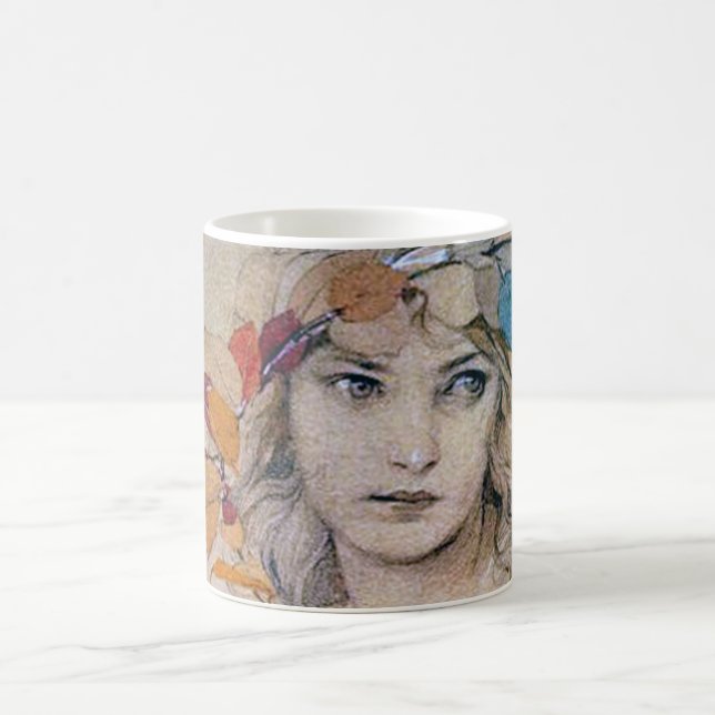 Caneca De Café Retrato (Estudo), Alphonse Mucha (Centro)