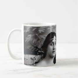 Caneca De Café Retrato eterno de Mãe e Filha