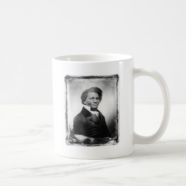 Caneca De Café Retrato Frederick Douglass ~ 1847 (Direita)