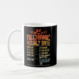 Caneca De Café Retrato Mecânico de Saída Mecânica Legal por Taxa