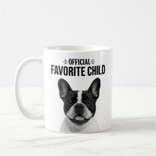 Caneca De Café Retrato Minimalista do Animal de Estimação Preto e