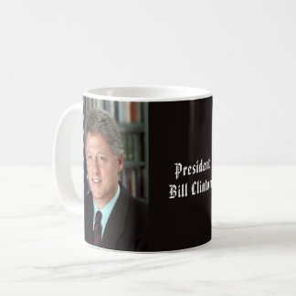 Caneca De Café Retrato Oficial do Presidente Bill Clinton