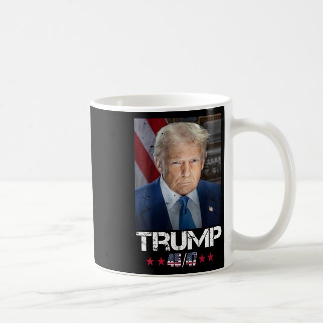 Caneca De Café Retrato Oficial Do Trump 4547 Dia De Inauguração (Direita)