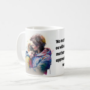 CANECA DE CAFÉ RETRATO PERSONALIZADO DE MOM E FILHO