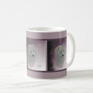 Caneca De Café Retrato Samoído; Clássico Café Mug
