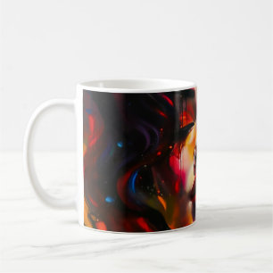 Caneca De Café Retrato Surreal Negrito