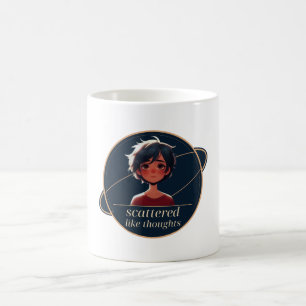 Caneca De Café Retrato Void 2 Espalhado Como Pensamentos