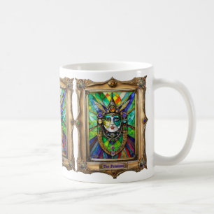 Caneca De Café Retratos do Reino do Mardi Gras - A Sacerdotisa