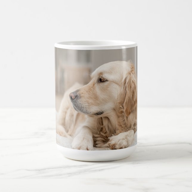 Caneca De Café Retriever de ouro (Centro)