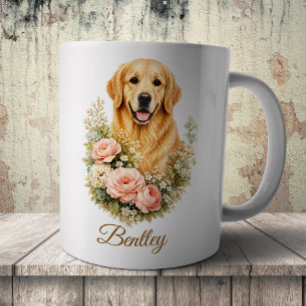 Caneca De Café Retriever Dourado