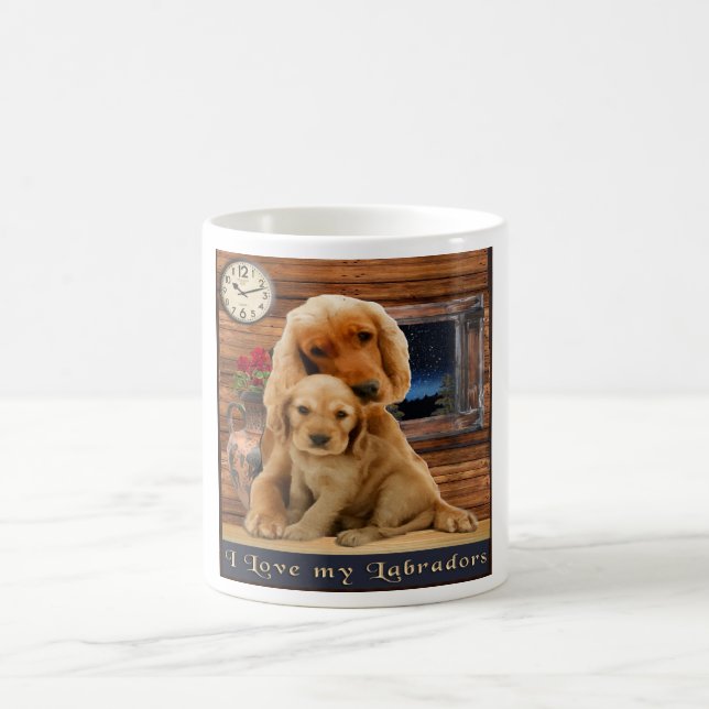 Caneca De Café Retriever Labrador (Centro)