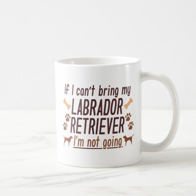 Caneca De Café Retriever Labrador (Direita)