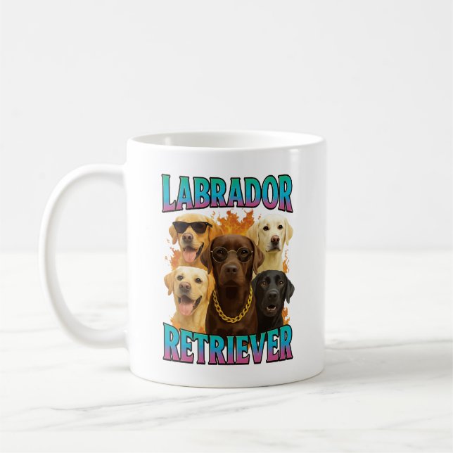 Caneca De Café Retriever Labrador  (Esquerda)