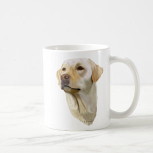 Caneca De Café Retriever Labrador Amarelo