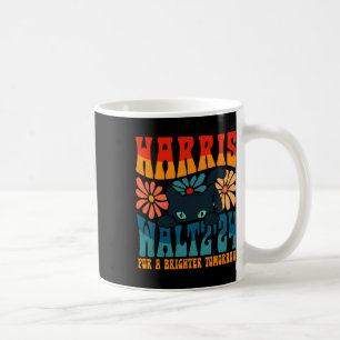 Caneca De Café Retro 70s Cat Lady Harris Wheimer 2024 para uma Br