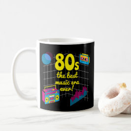 Caneca De Café Retro 80: a melhor era musical de todos!