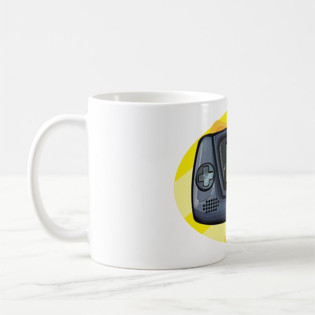 Caneca De Café Retro 90s Handheld Game Console Gamer (Esquerda)