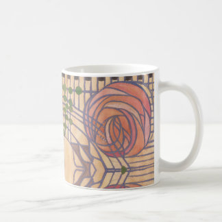 Caneca De Café Retro art nouveau estilo Mackintosh design