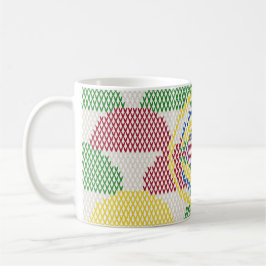 Caneca De Café Retro Art Nouveau Pattern
