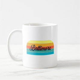 Caneca De Café Retro Baltimore Café Mug