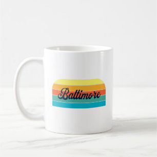 Caneca De Café Retro Baltimore Café Mug