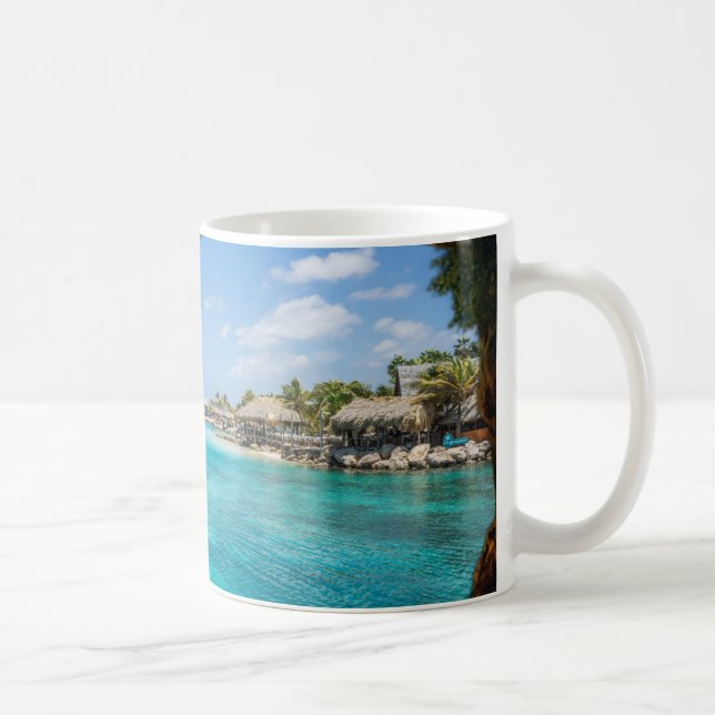 Caneca De Café Retro Beach House (Direita)