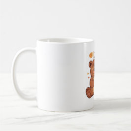Caneca De Café Retro Bear Snack First White Mug