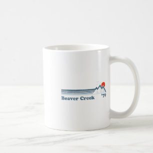 Caneca De Café Retro Beaver Creek Resort de Esqui Colorado Snowbo