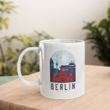 Retro Berlin Skyline Alemanha