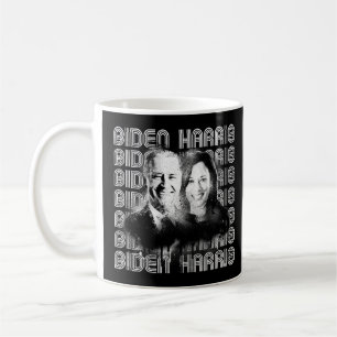 Caneca De Café Retro Biden Harris Pride