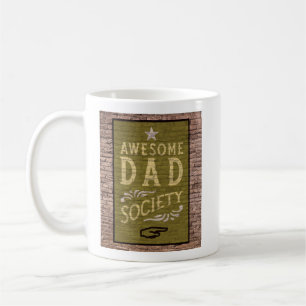 Caneca De Café Retro Brick Publicidade para Pai Espetacular Mug