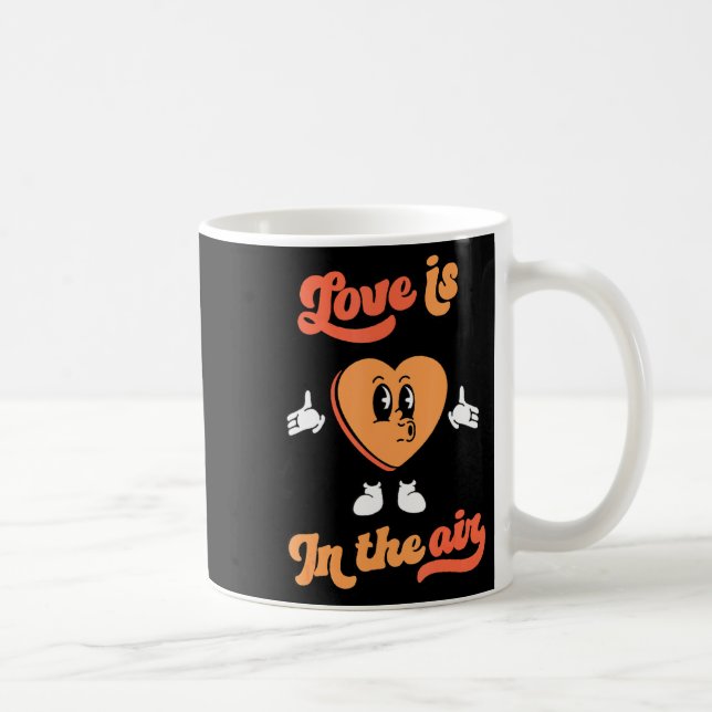 Caneca De Café Retro Candy Valentines Day Heart Hipe Music Lov  (Direita)