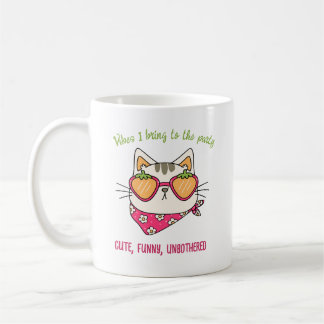 Caneca De Café Retro Chill Cat Personalidade Personalizável Vibes