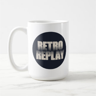 Caneca de café retro clássica da repetição