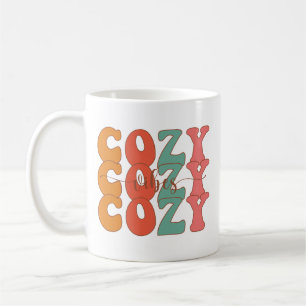 Caneca De Café Retro Cozy Vibes Caem