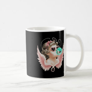 Caneca De Café Retro Cupid Angel Valentine Day Vintage Cupid