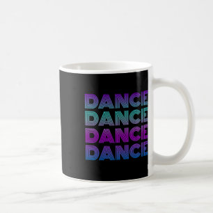 Caneca De Café Retro Dança Adoro Dançarino Dançarino Adolescente