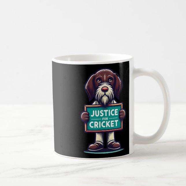 Caneca De Café Retrô De Caça De Críquete De Equipe Engraçado De E (Direita)