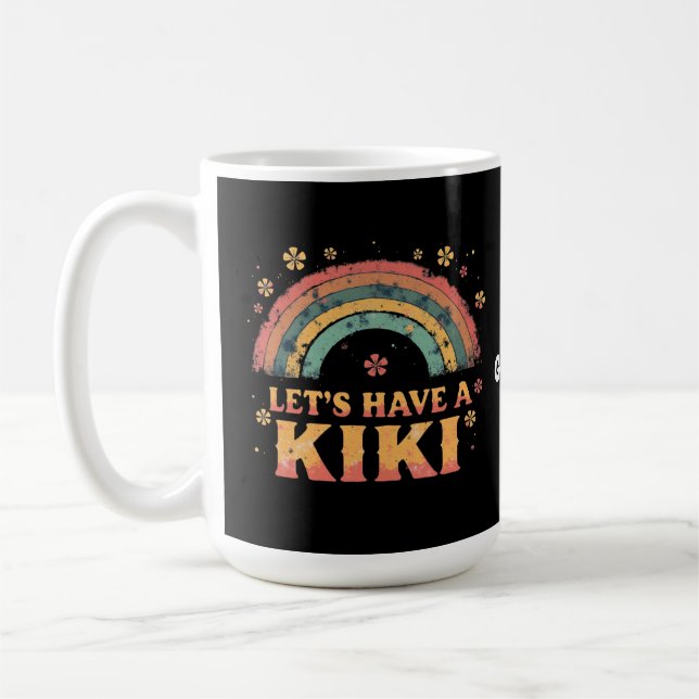 Caneca De Café Retrô de Gênero LGBT Trans Engraçado "Vamos tem Ki (Esquerda)