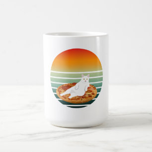 Caneca De Café Retro de pizza de equitação