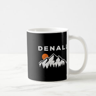 Caneca De Café Retro Denali National Park Mounts Vintage Alask