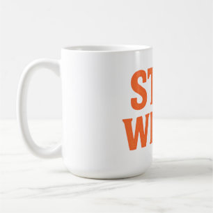 Caneca De Café Retro Disturbado Fique Estranho